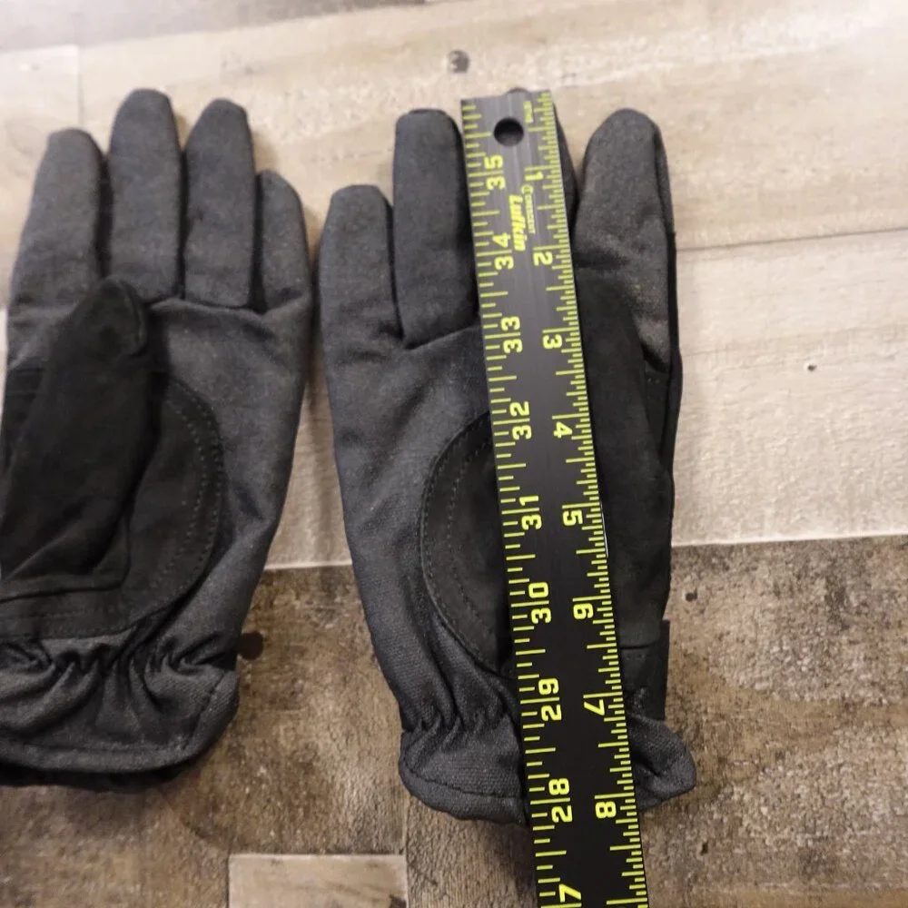 Harley-Davidson Moto Riding Gloves‎ Women’s Small Black Leather Textile